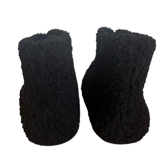 Roam Mini Boosh Faux Shearling Black Boots Size 39 - Picture 5 of 13